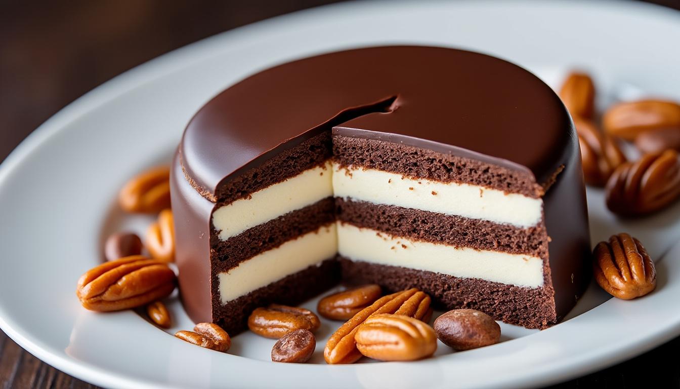 découvrez la recette facile de l'entremet aux 3 chocolats avec une délicieuse option croustillant praliné pour un dessert gourmand et irrésistible.