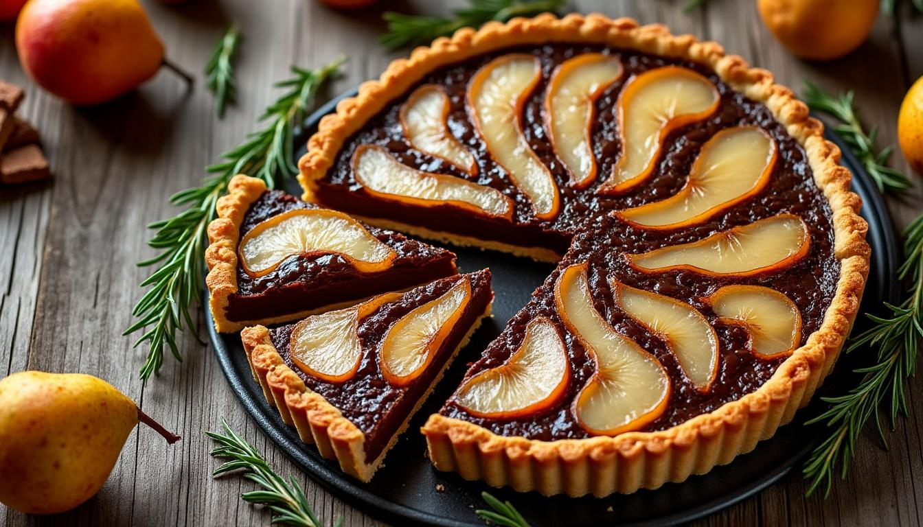 découvrez la recette de la tarte poire chocolat façon cyril lignac avec nos astuces, variantes et conseils pour réussir ce dessert gourmand et raffiné.