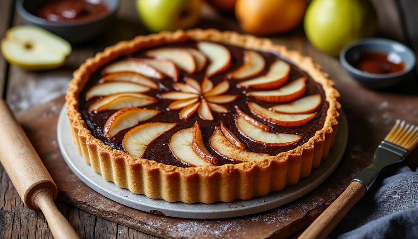 découvrez la recette de la tarte poire chocolat façon cyril lignac avec nos astuces, variantes et conseils pour réussir un dessert gourmand et savoureux à coup sûr.