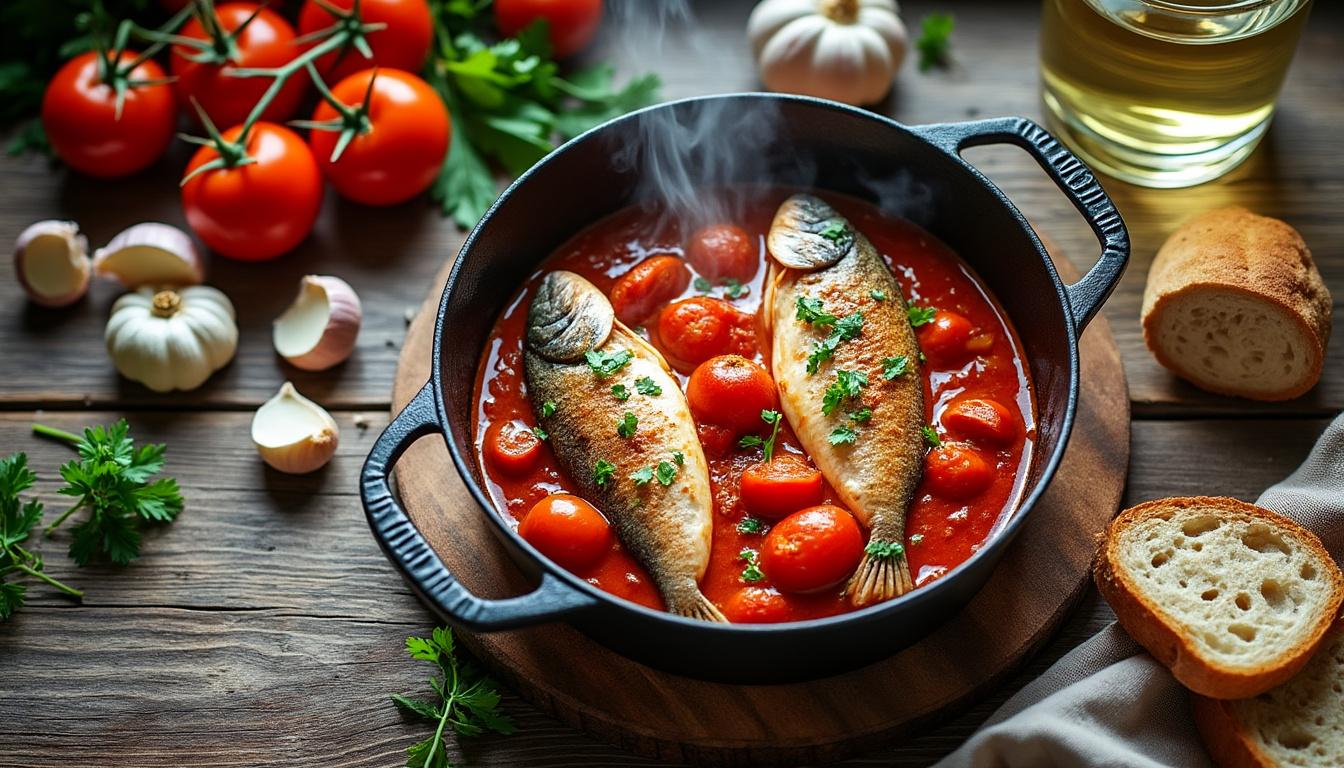 découvrez la recette traditionnelle de la lotte à l’armoricaine, expliquée pas à pas comme chez grand-mère, pour savourer un plat authentique et savoureux.