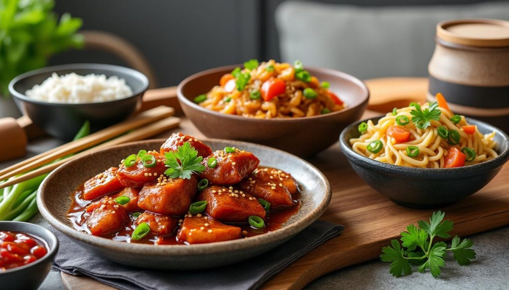 découvrez nos recettes faciles de porc au caramel, incluant des variantes asiatiques, au wok, au cookeo et au four pour régaler toute la famille.
