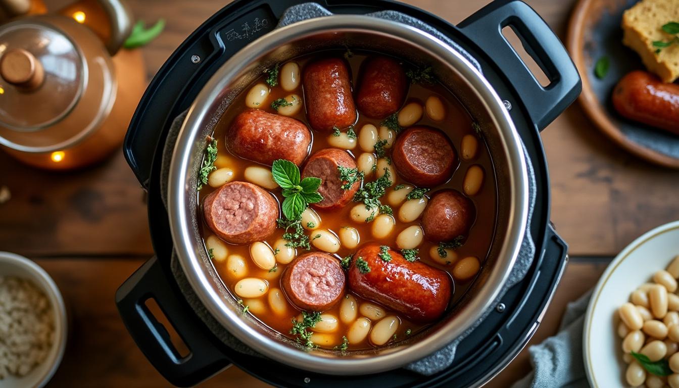 découvrez notre recette maison de cassoulet au cookeo, avec des astuces pratiques et des variantes rapides pour un plat savoureux et facile à préparer.