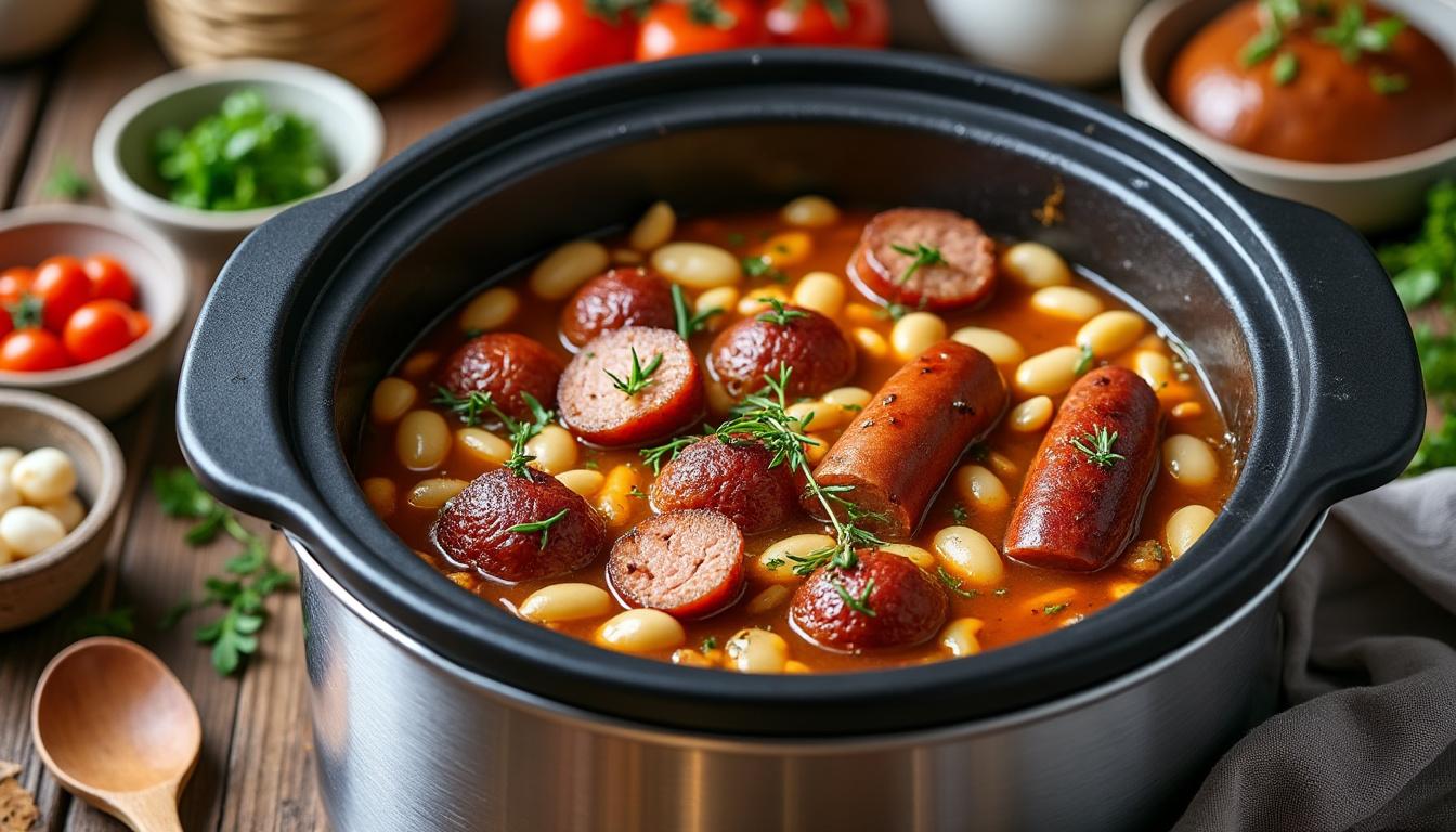 découvrez une recette maison de cassoulet au cookeo, avec des astuces pratiques et des variantes rapides pour un plat savoureux et facile à préparer.