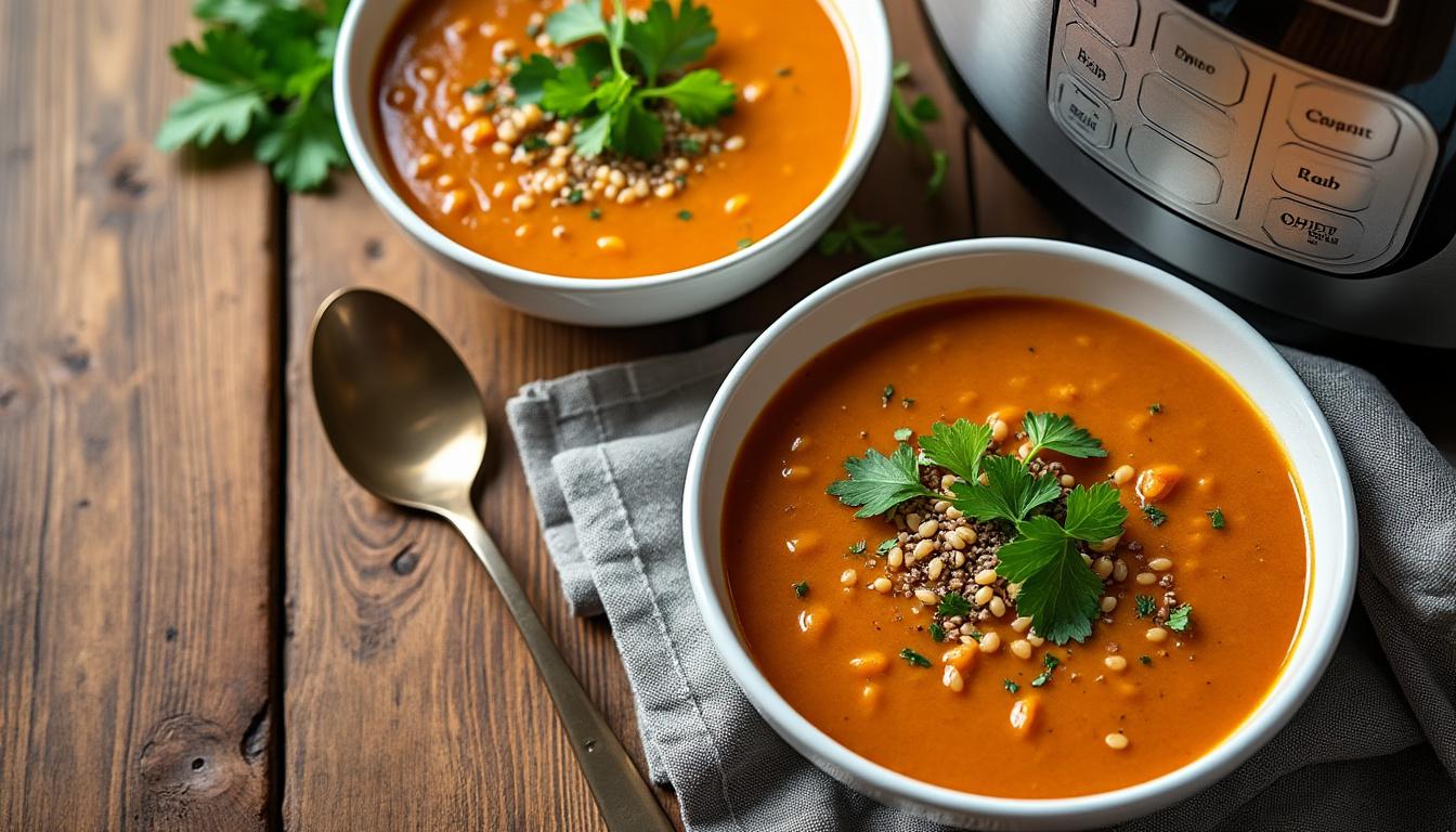 découvrez nos recettes, astuces et idées de plats à base de lentilles corail préparées facilement avec votre thermomix pour des repas savoureux et rapides.