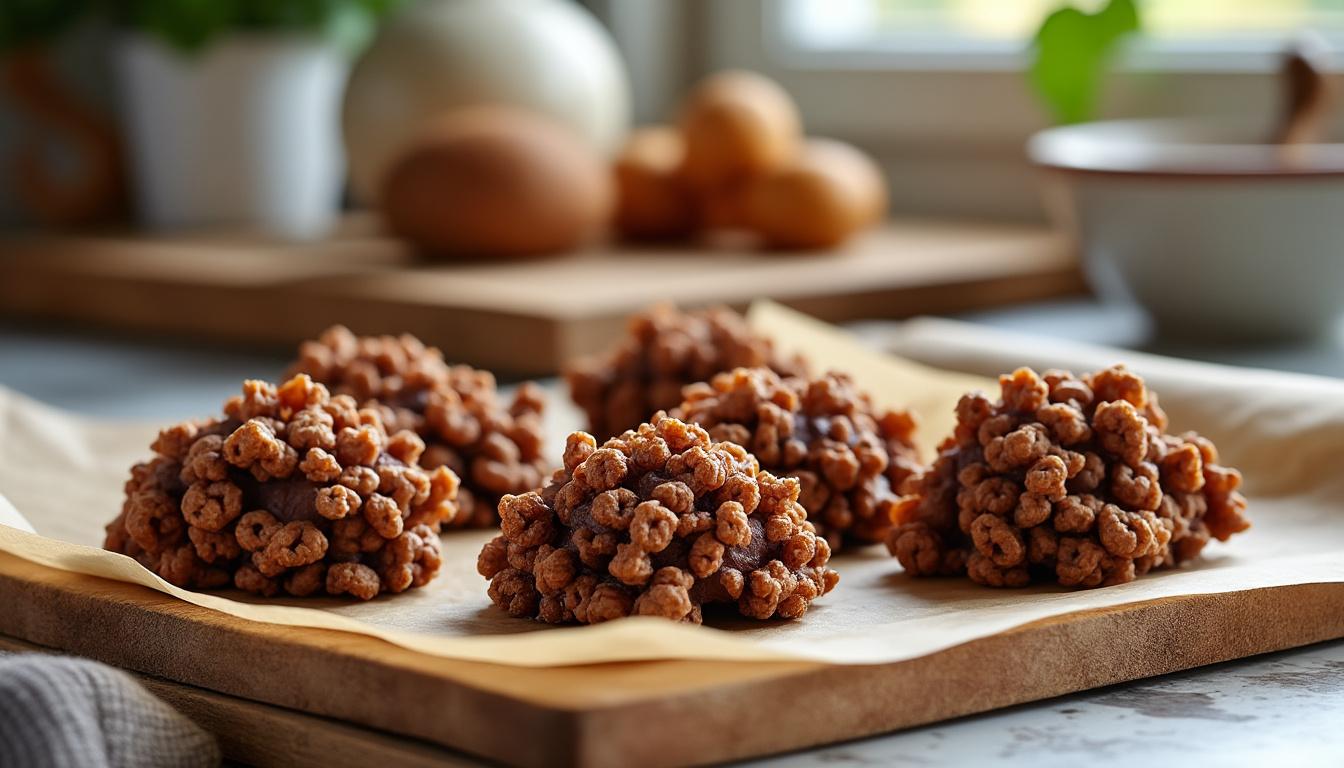 découvrez une recette de rose des sables au chocolat simple, rapide et gourmande, parfaite pour un dessert délicieux à préparer en un rien de temps.