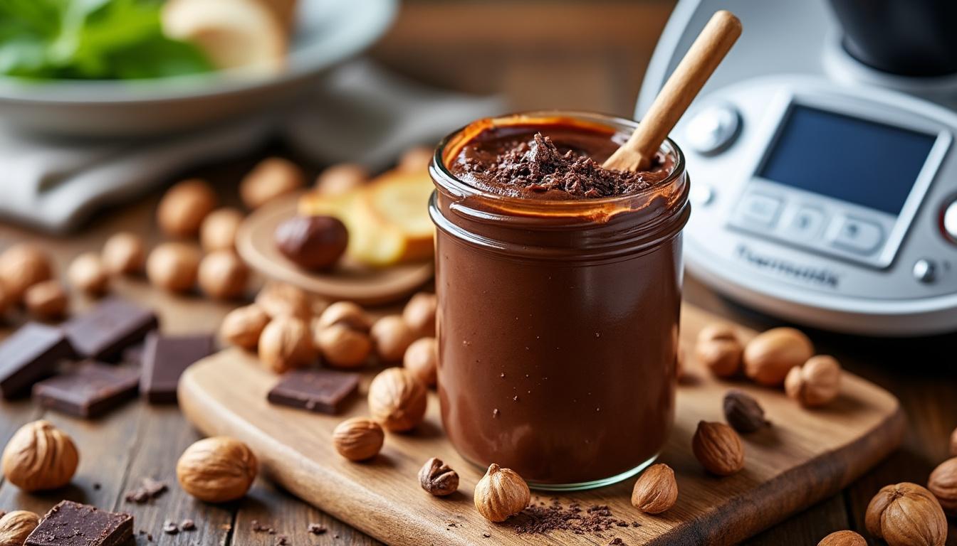 découvrez notre recette maison de nutella au thermomix, avec des astuces pratiques et des variantes healthy pour un goûter gourmand et équilibré.