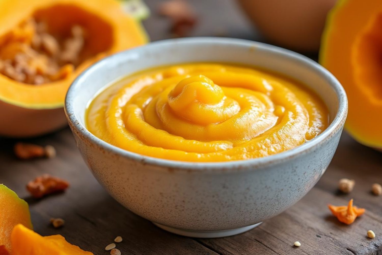 Purée de butternut Thermomix sans pomme de terre : texture et goût