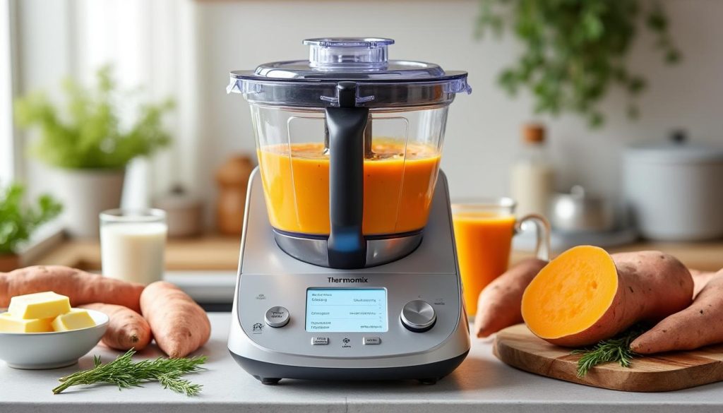 découvrez notre recette simple de purée de patate douce au thermomix, avec des astuces pratiques et des variantes savoureuses pour régaler toute la famille.