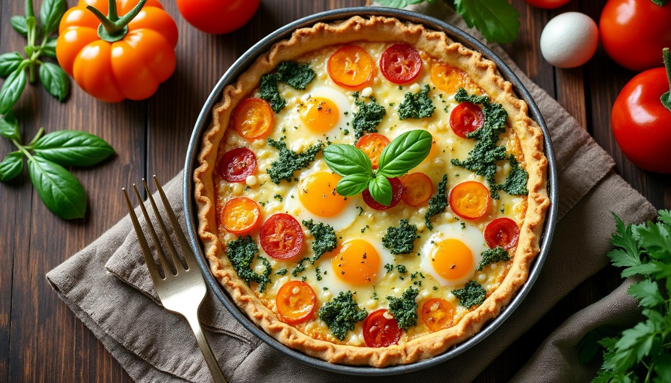 découvrez une recette de quiche sans pâte facile, rapide et savoureuse à préparer chez vous. parfaite pour un repas léger et gourmand en toute simplicité.
