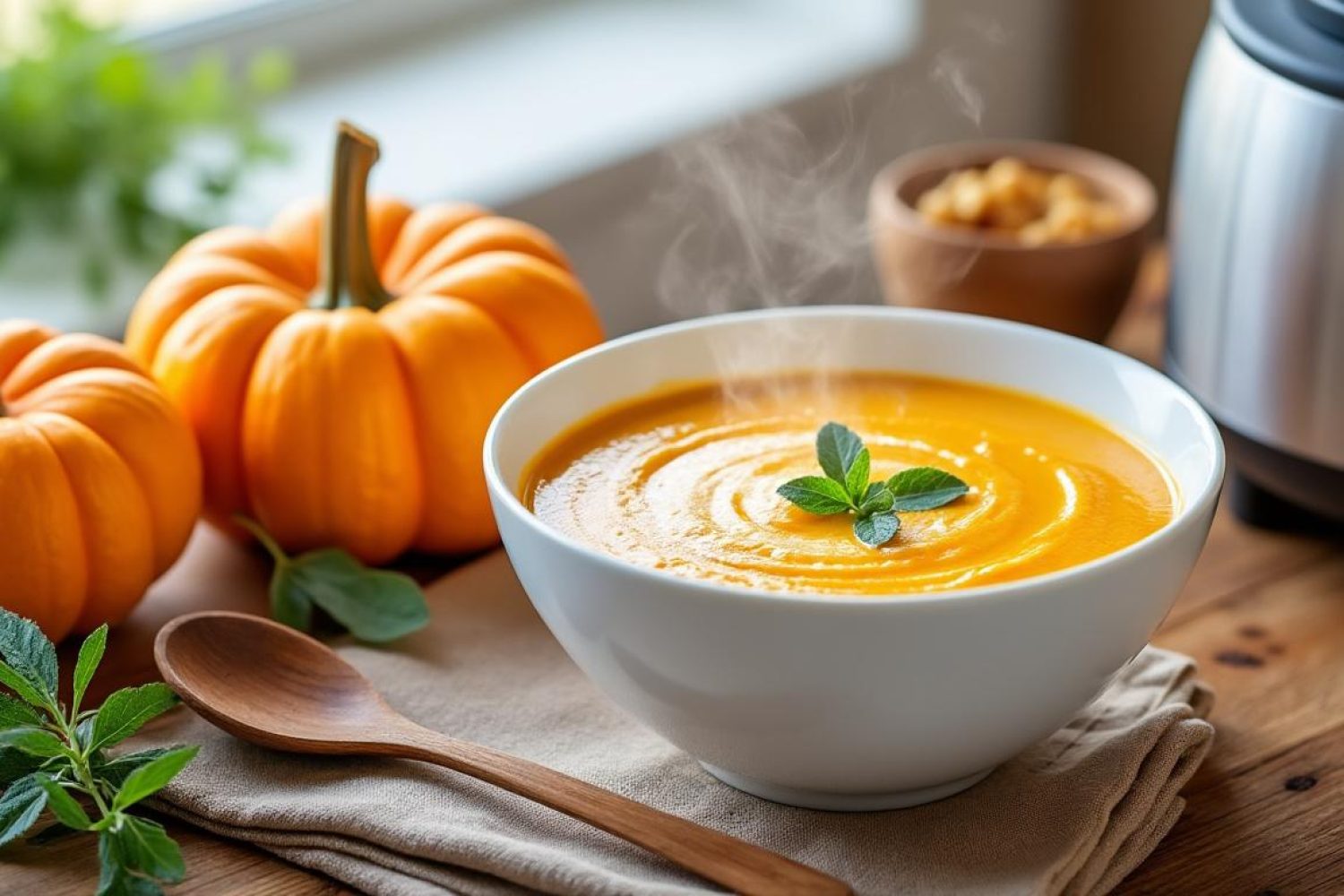 Velouté de potimarron Thermomix : crémeux et rapide à préparer