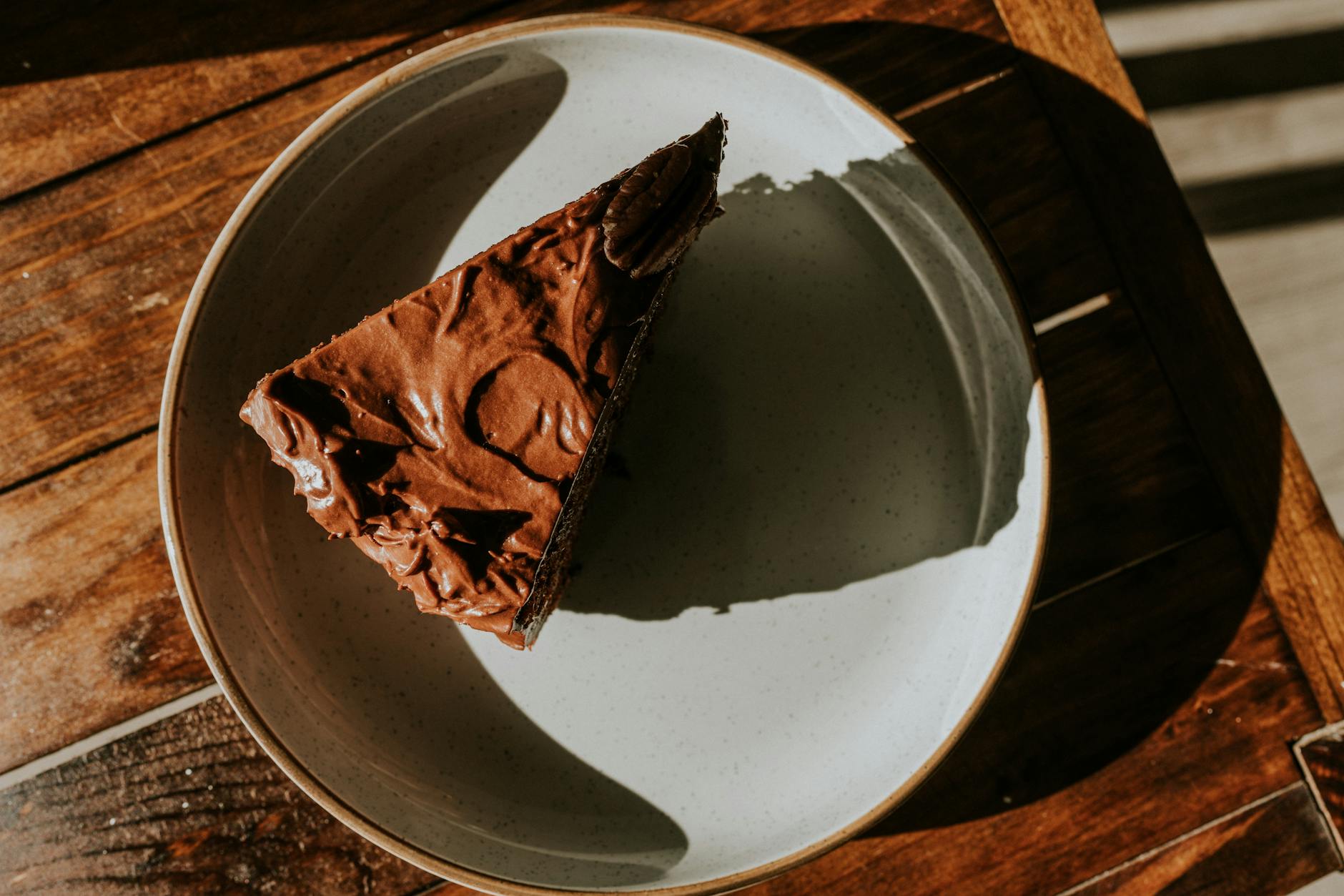 Gâteau chocolat courgette moelleux sans — part de gâteau chocolat courgette