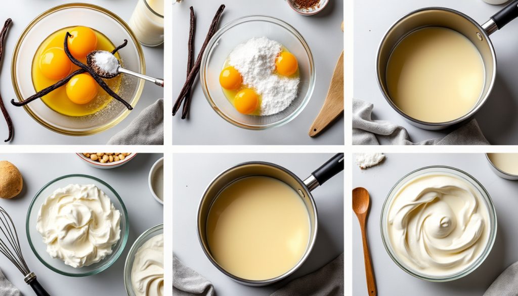 découvrez comment préparer facilement la crème diplomate à la vanille avec notre guide pas à pas, la technique de base parfaite pour vos desserts.