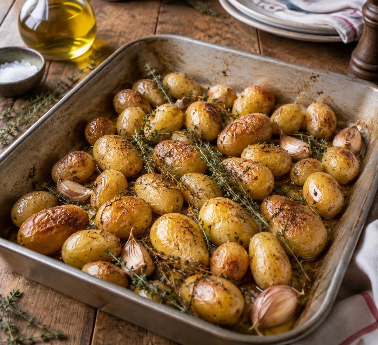 découvrez comment cuire des pommes de terre grenaille au four, à la poêle, à l’air fryer ou autrement, pour les réussir dorées et fondantes.